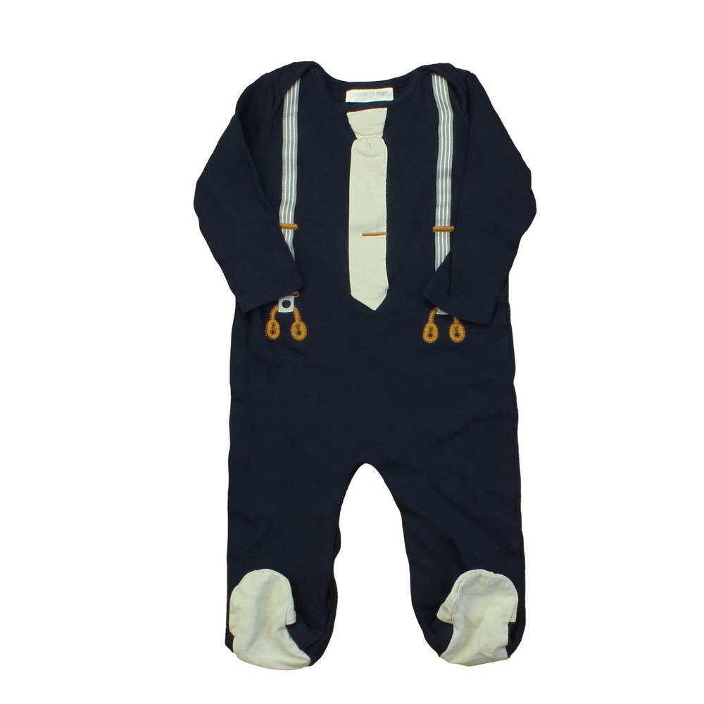 Clasix Beginnings Boys Blue Long Sleeve Outfit size: 9 Months